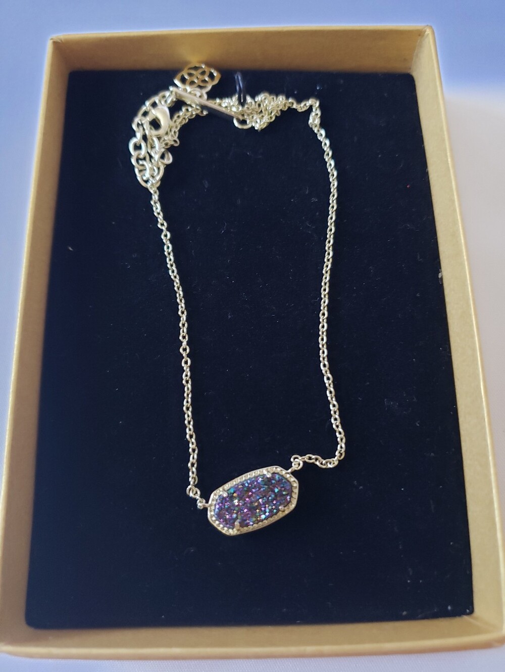 Kendra Scott Pendant Necklace Multi Drusy